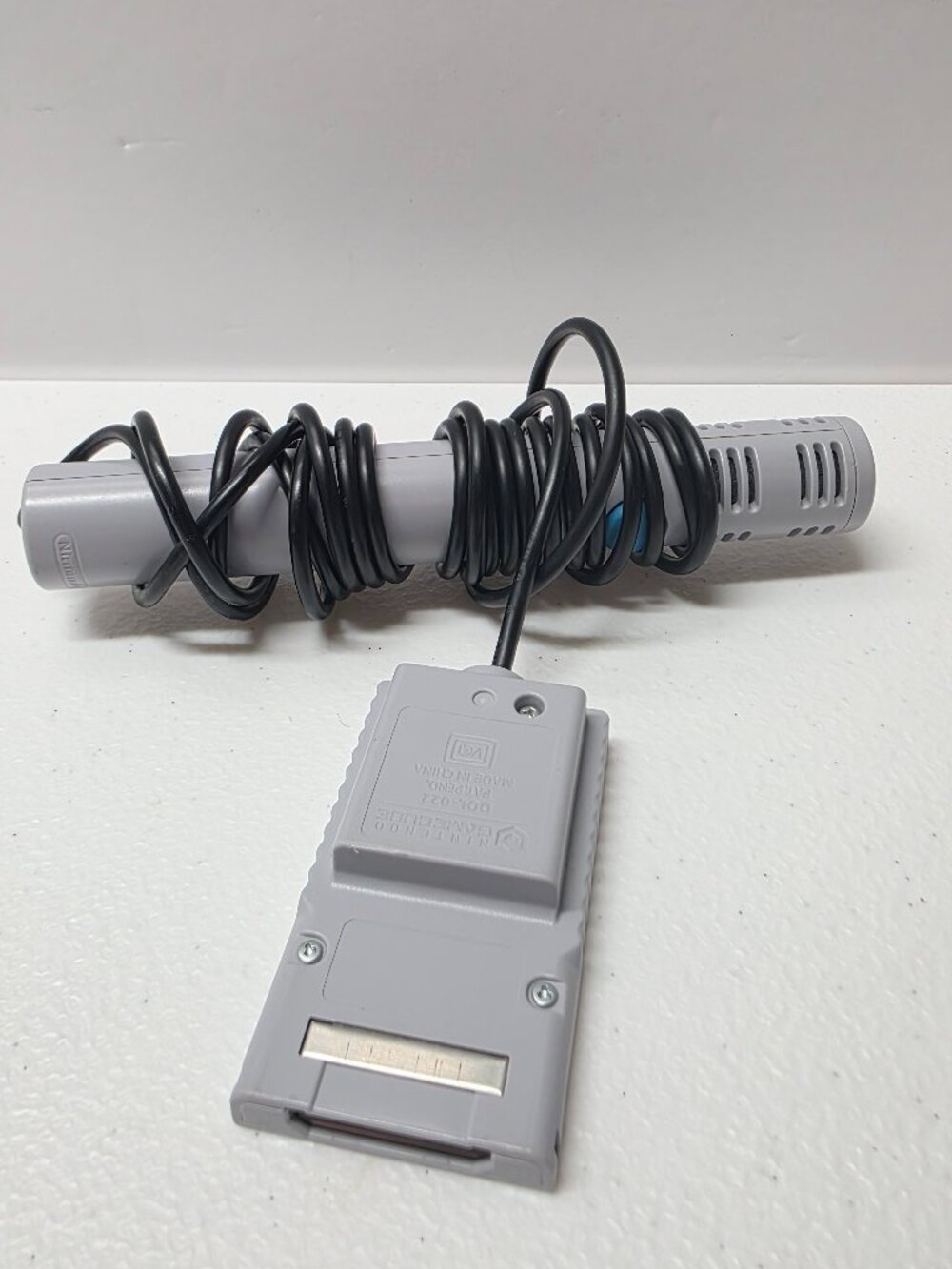 Nintendo GameCube Microphone NGC DOL-022 Authentic Gray Wired